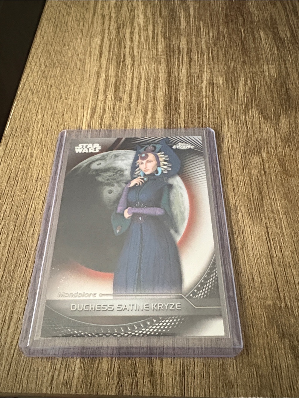 Topps Chrome Star Wars Duchess Satine Kryze Card